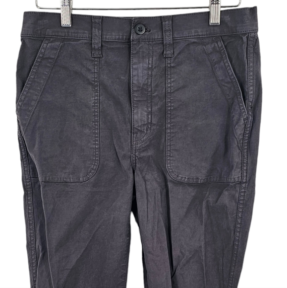 Madewell Stovepipe Fatigue Pants TENCEL Lyocell Edition Style MD162 Size 28 Gray - Picture 3 of 12